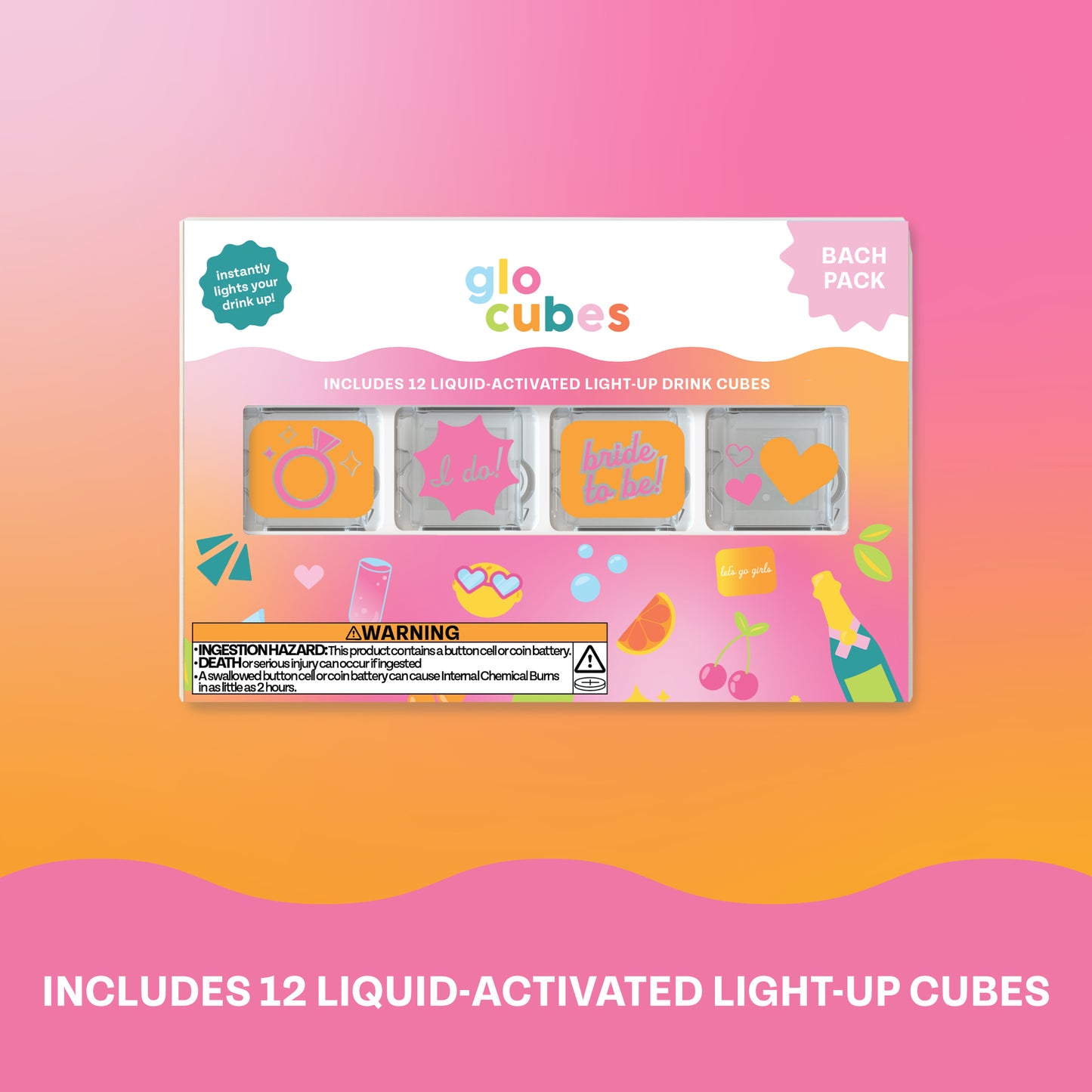 Glo Cubes Bachelorette 12 Pack
