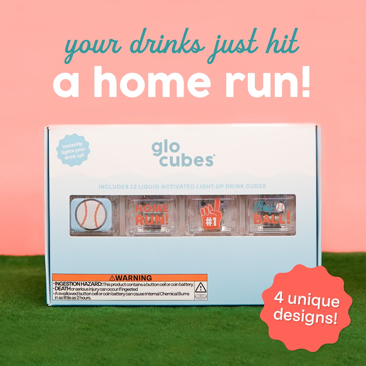 Glo Cubes Baseball 12 Pack
