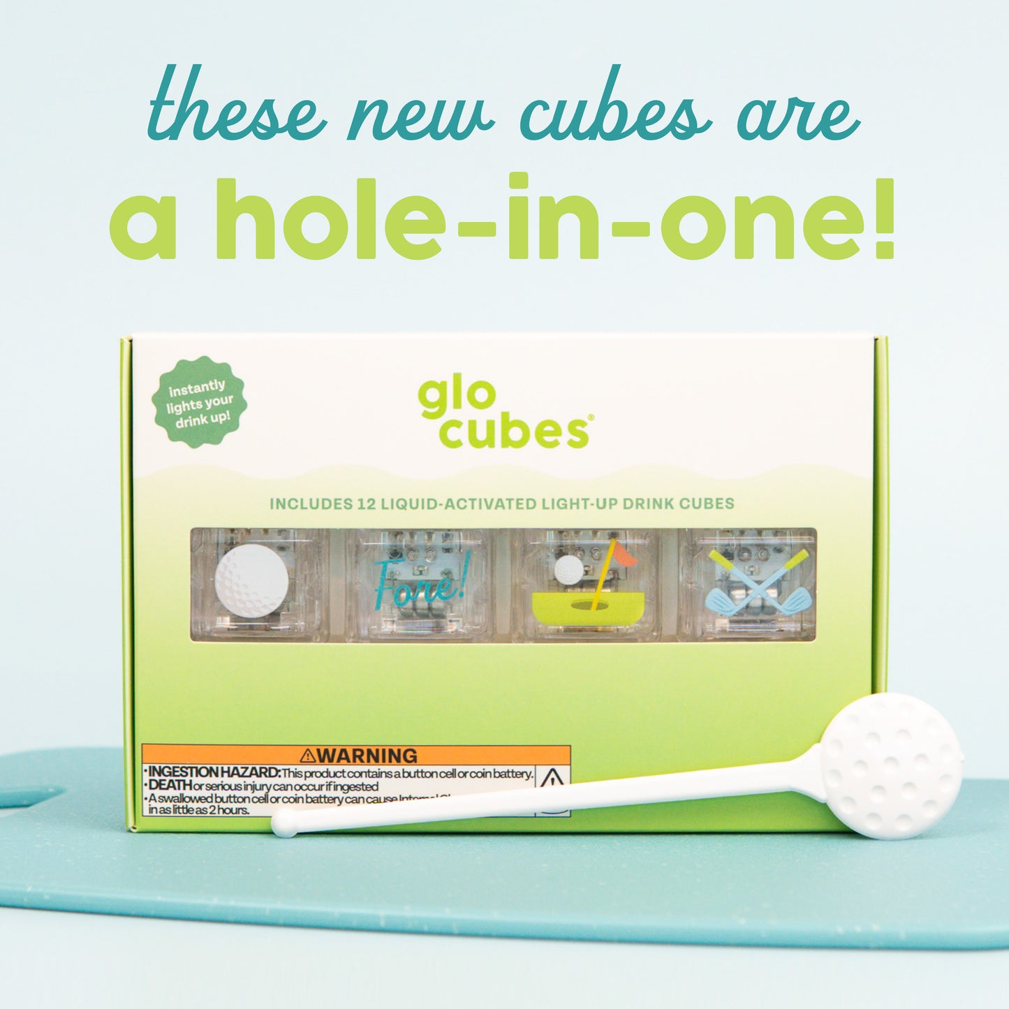 Glo Cubes Golf 12 Pack