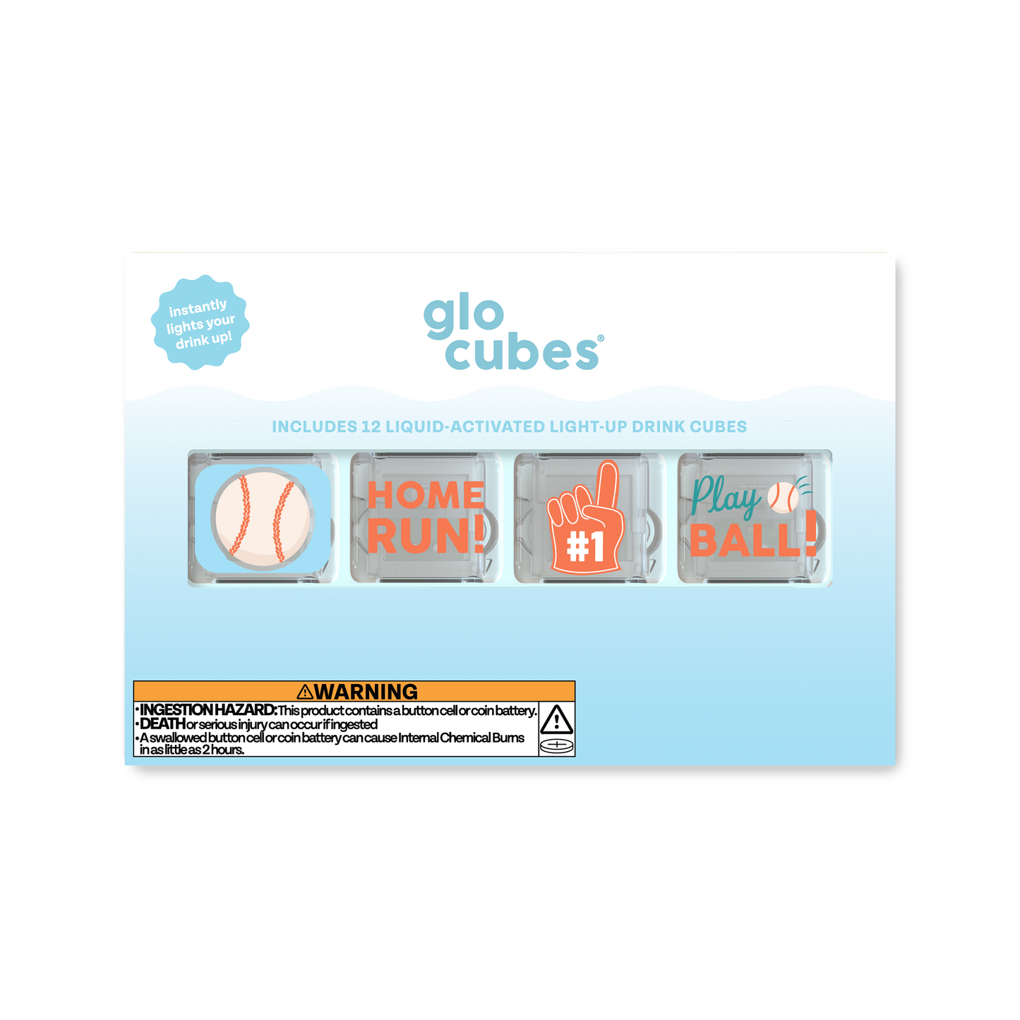 Glo Cubes Baseball 12 Pack