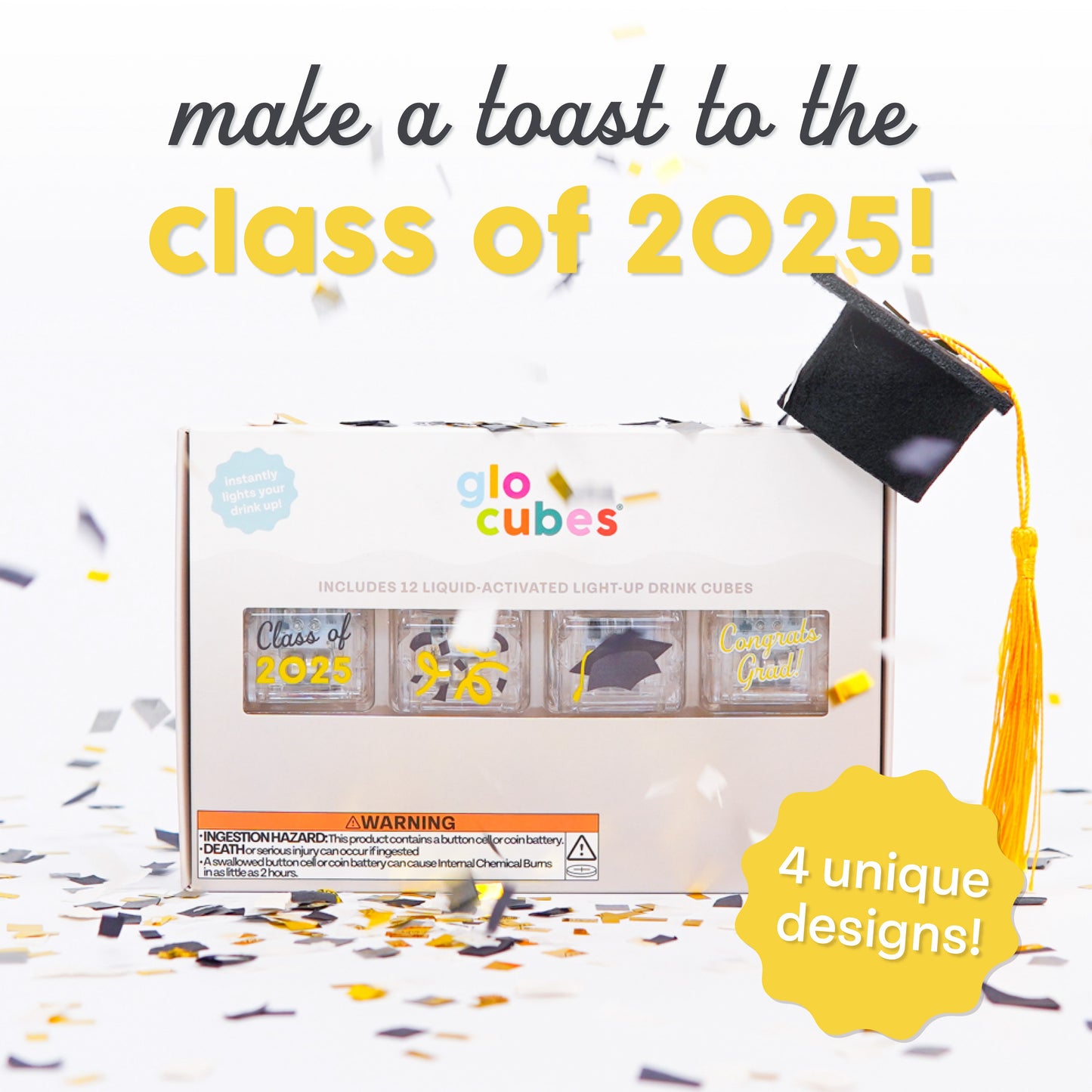 Glo Cubes Graduation 12 Pack