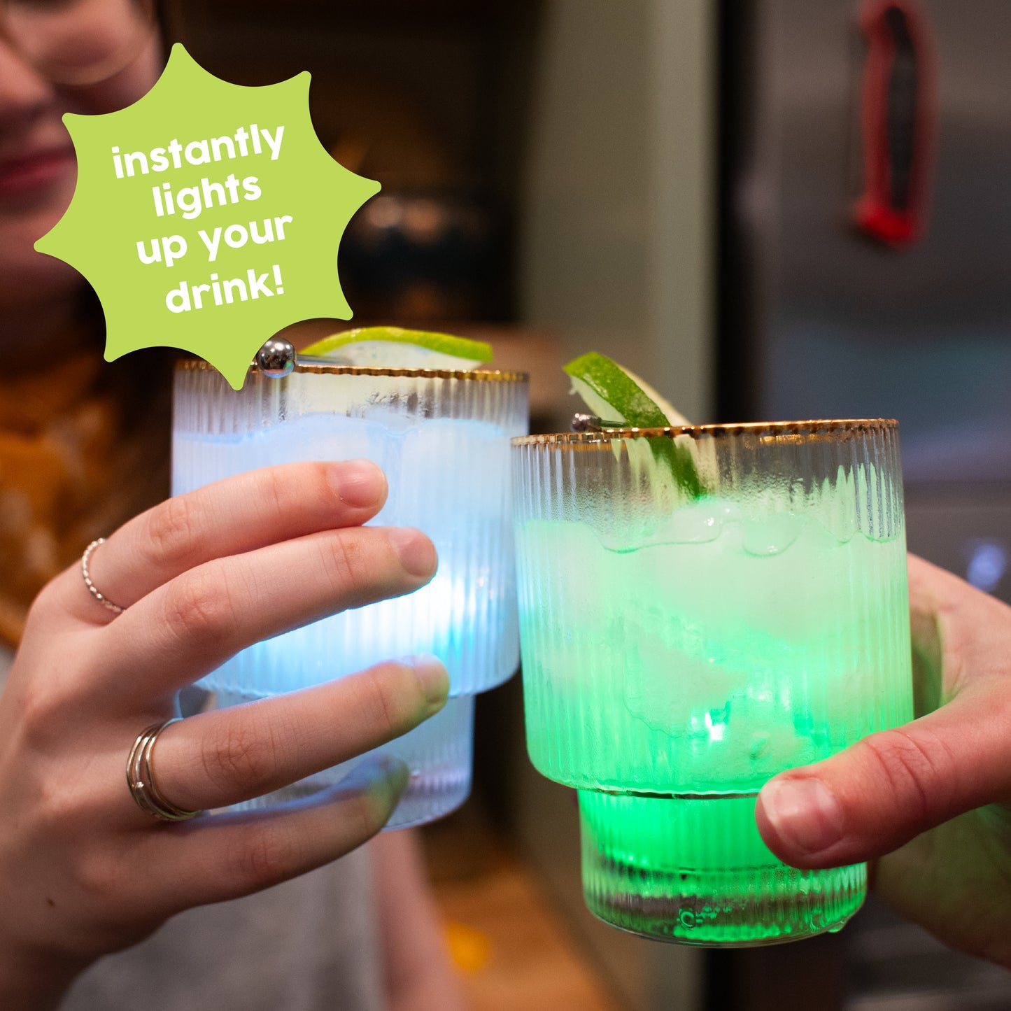 Glo Cubes Multicolored 4 Pack