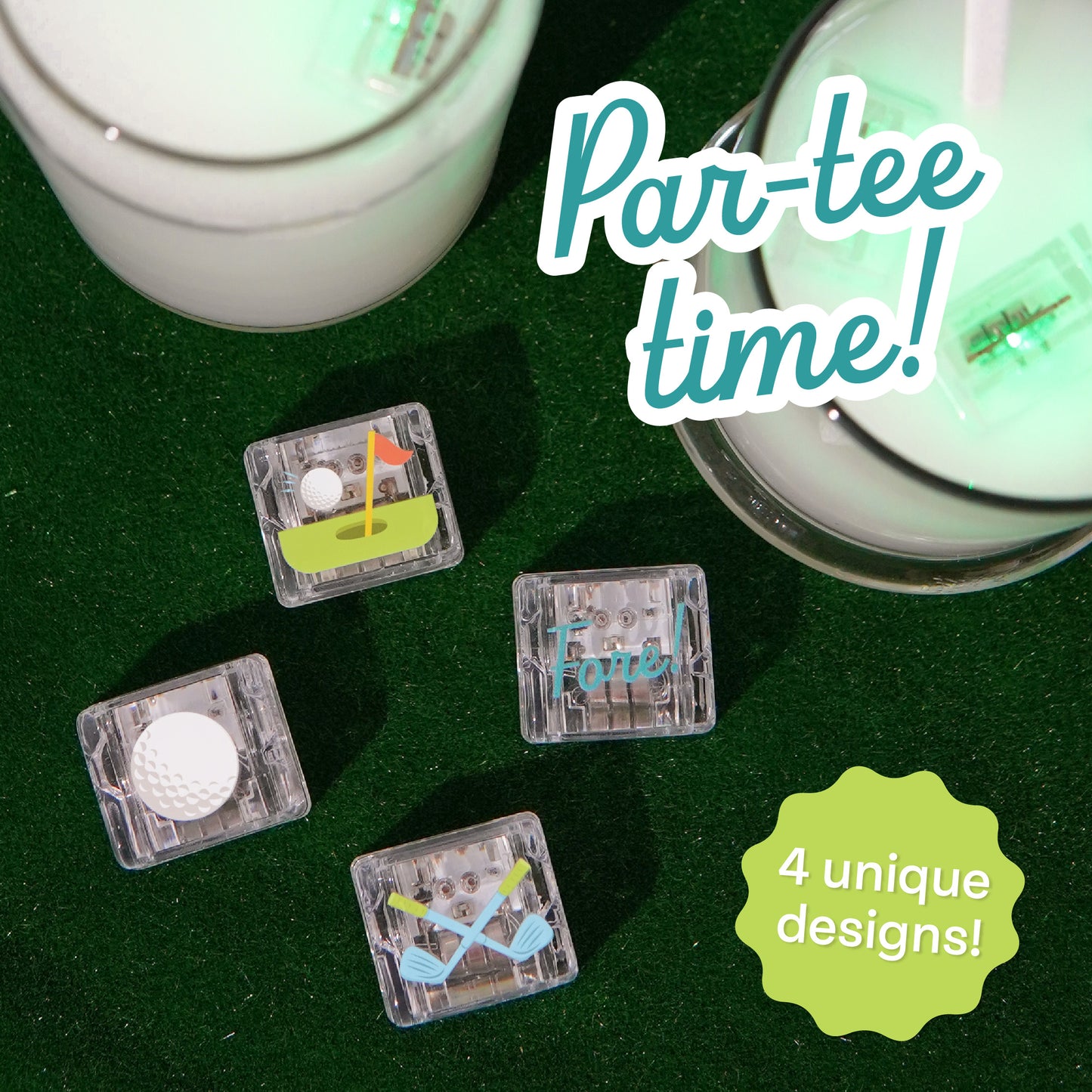 Glo Cubes Golf 12 Pack