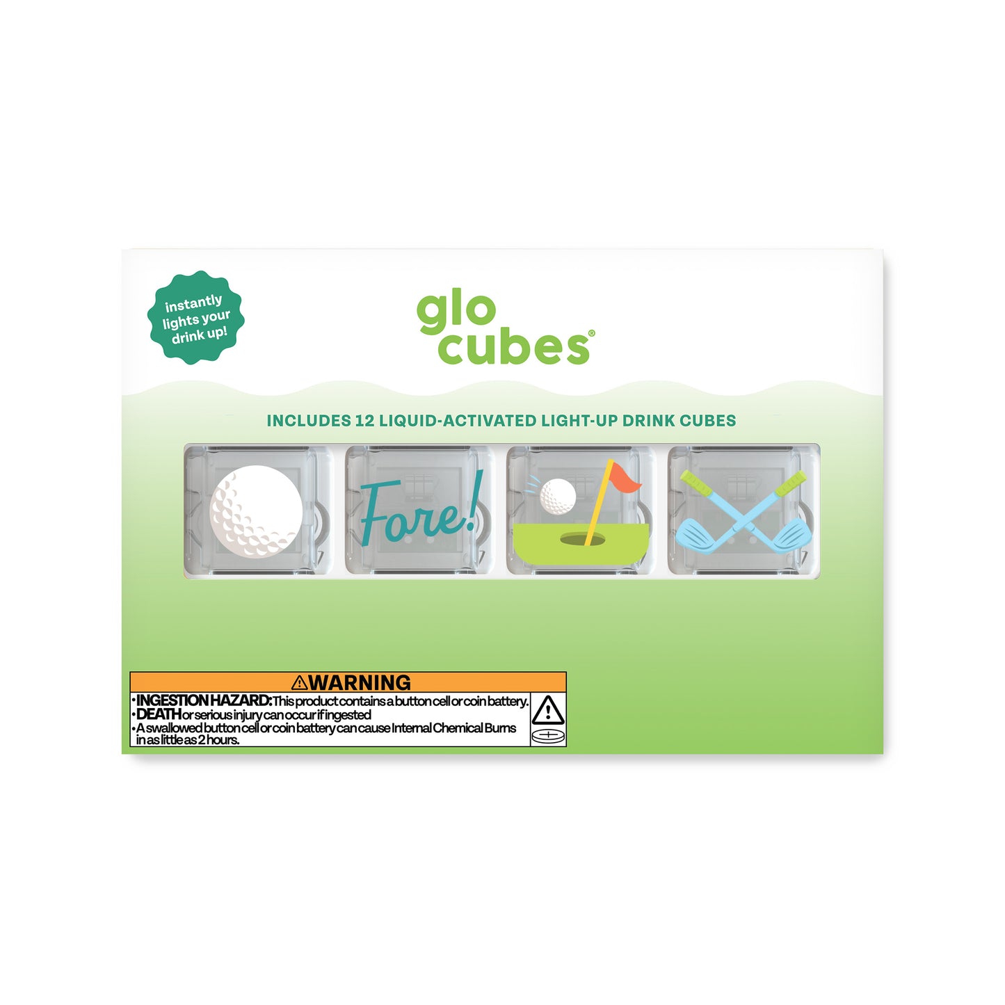 Glo Cubes Golf 12 Pack