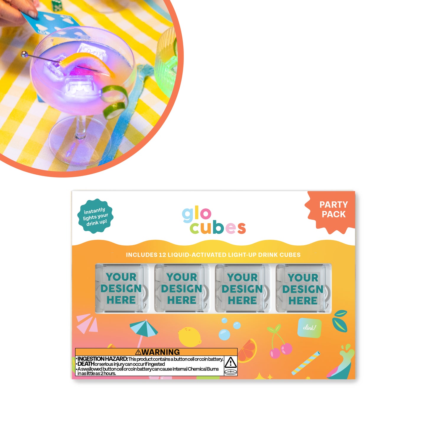Custom 12 Pack: Add your own image!
